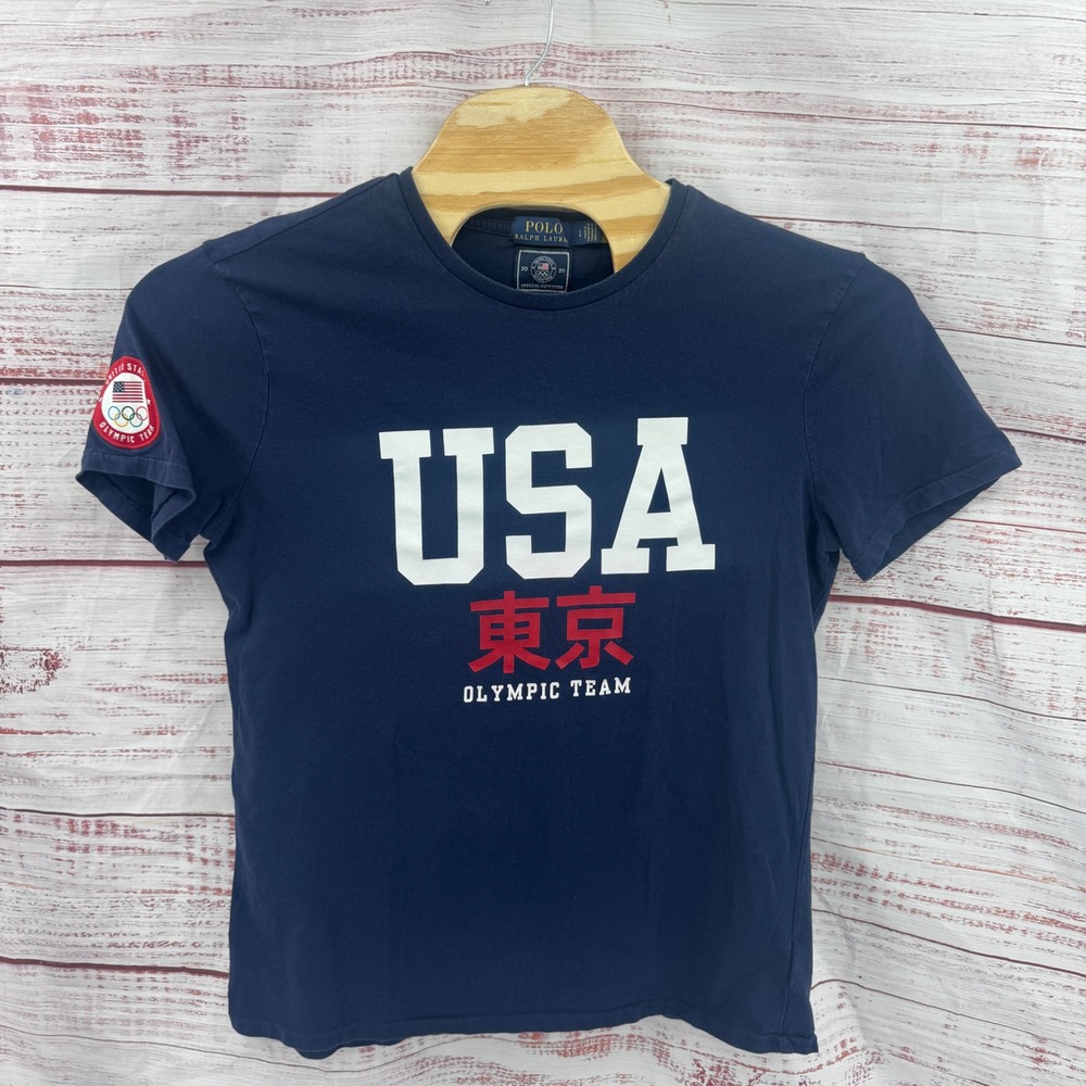 Polo Ralph Lauren Shirt Mens Large USA Tokyo 2020‎ Olympic Team T-Shirt